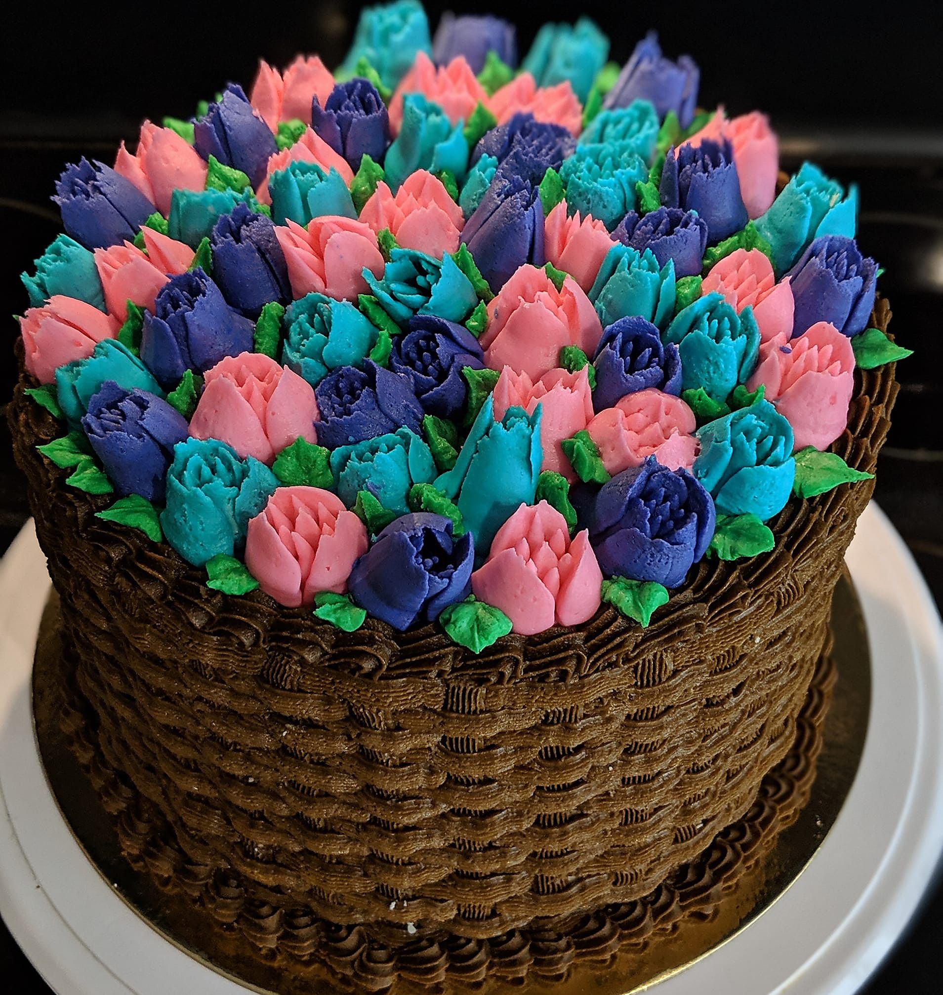 Flower Basket Birthday Cake | Bettycake's Photo's and More