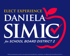Daniela Simic for Hillsborough County School Board
