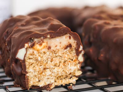 La recette de Snickers vegan