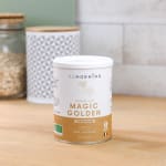 Paquet de granola bio maison pour le petit-déjeuner à l'avoine avec apports nutritionnels et quantité de sucre