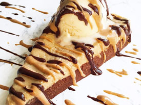 No-Bake Choc PB Protein Slice