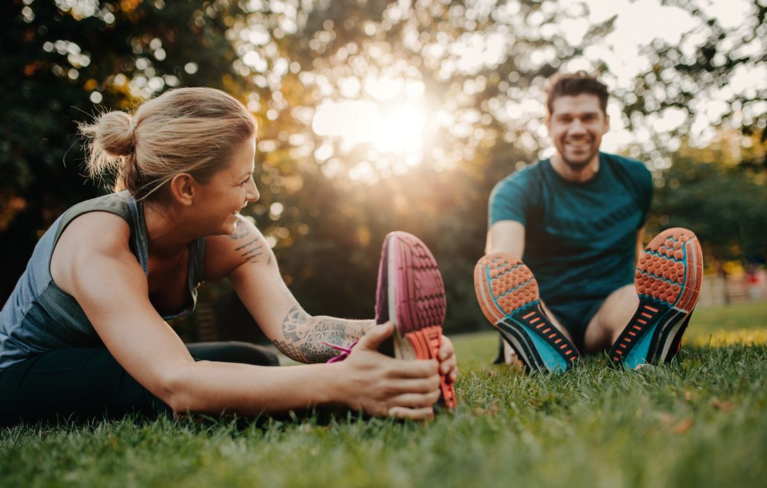 exercise at the park