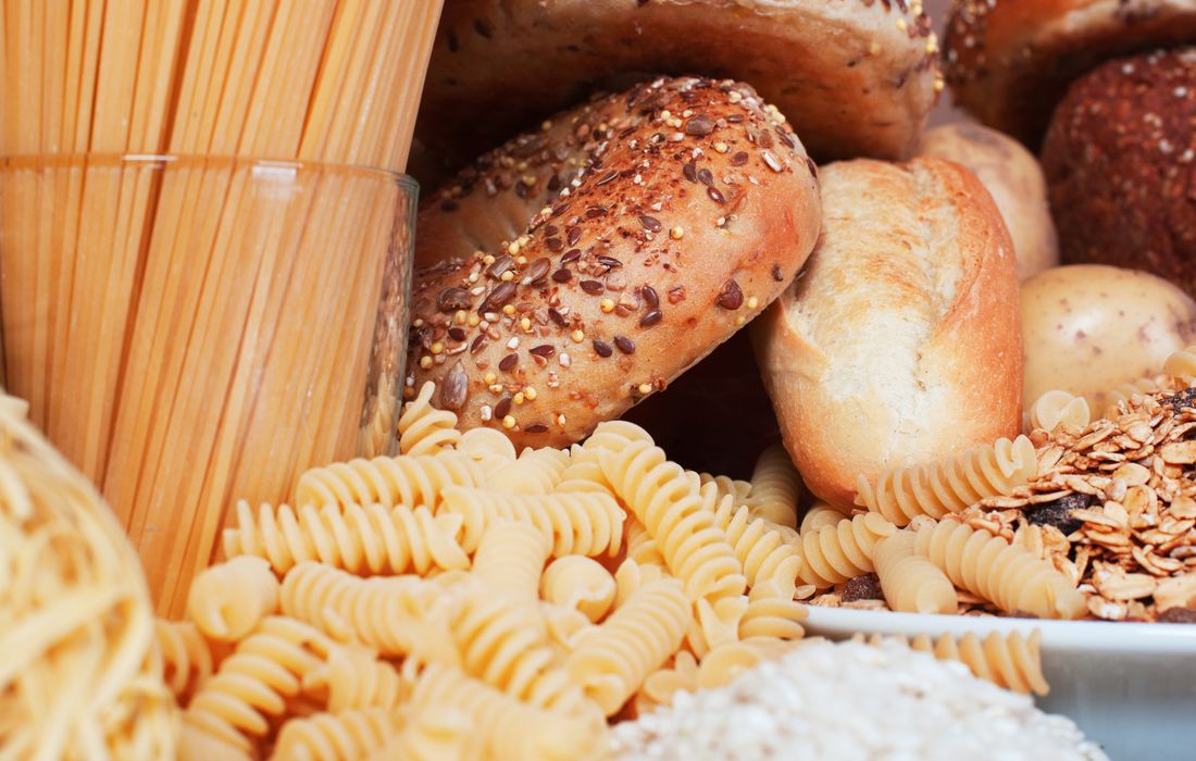 pasta, bread and carbs