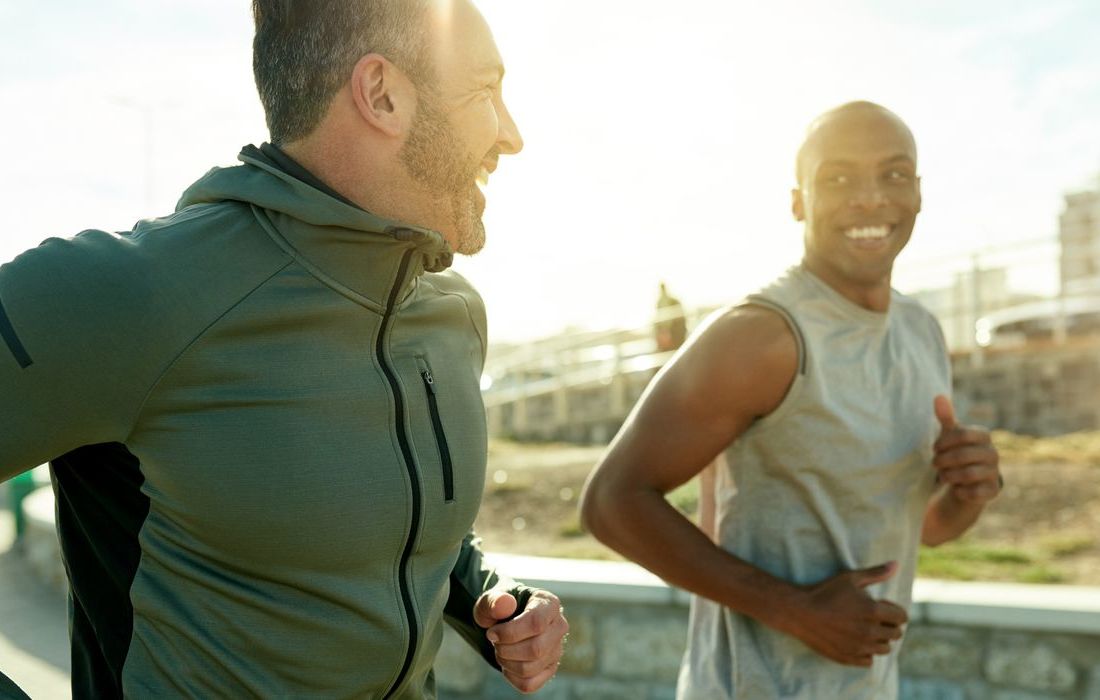men running