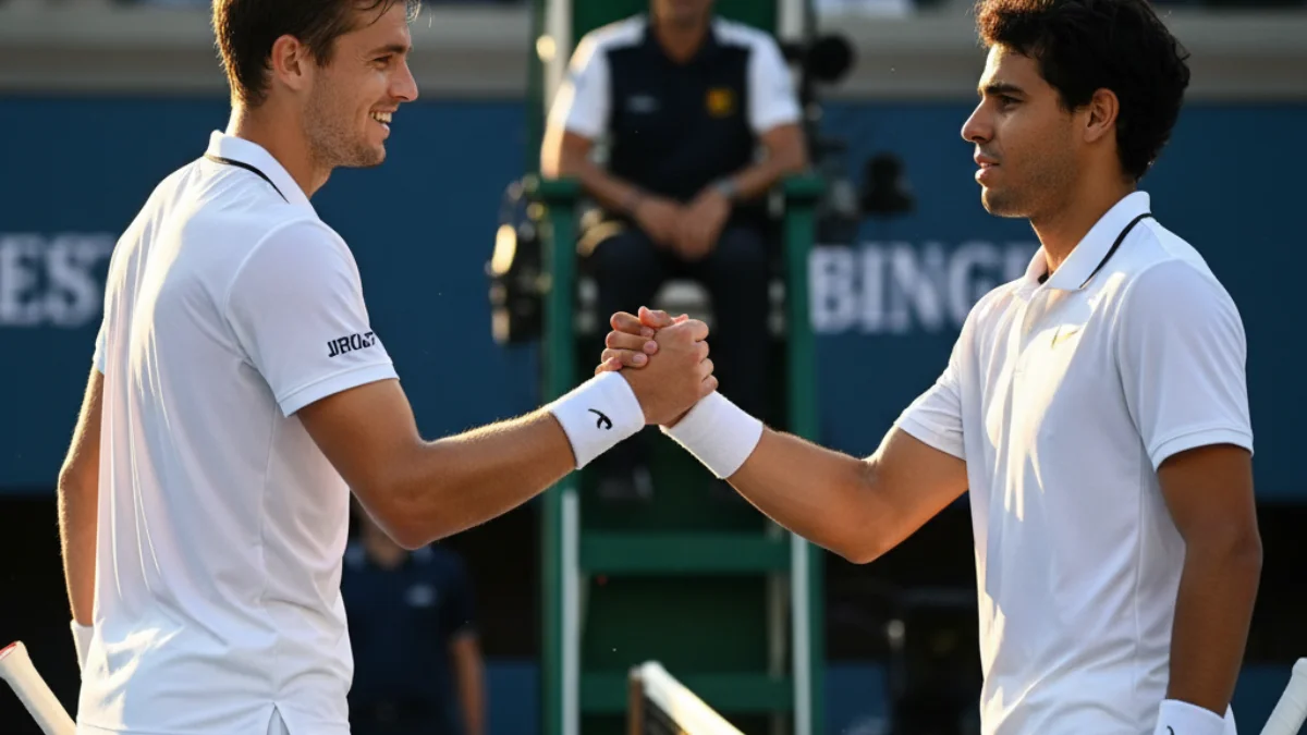 Taylor Fritz Celebrates