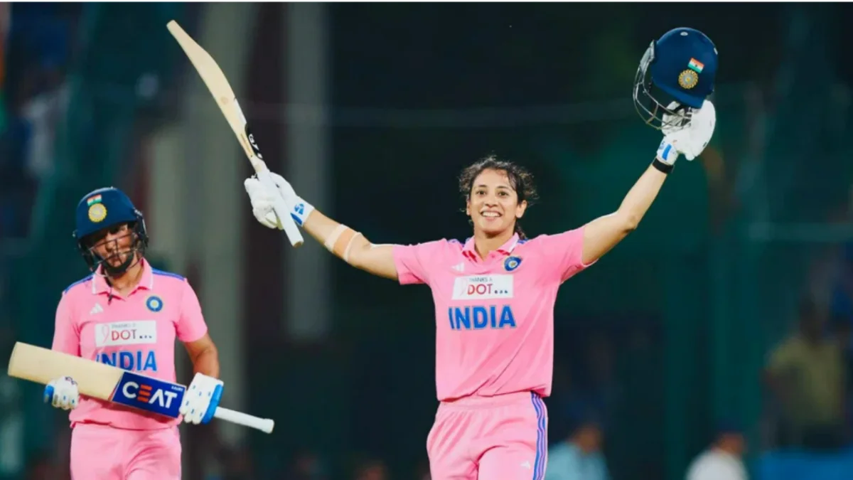 Mandhana's Blazing 125 Off 63 Balls Powers India to Historic Chase