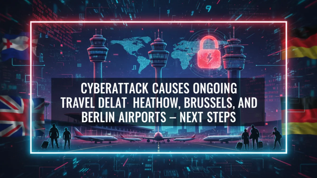 Cyberattack Causes Ongoing Travel Delays at Heathrow, Brussels, and Berlin Airports – Next Steps