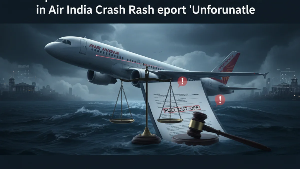  Supreme Court Deems 'Fuel Cut-Off' Remark in Air India Crash Report 'Unfortunate