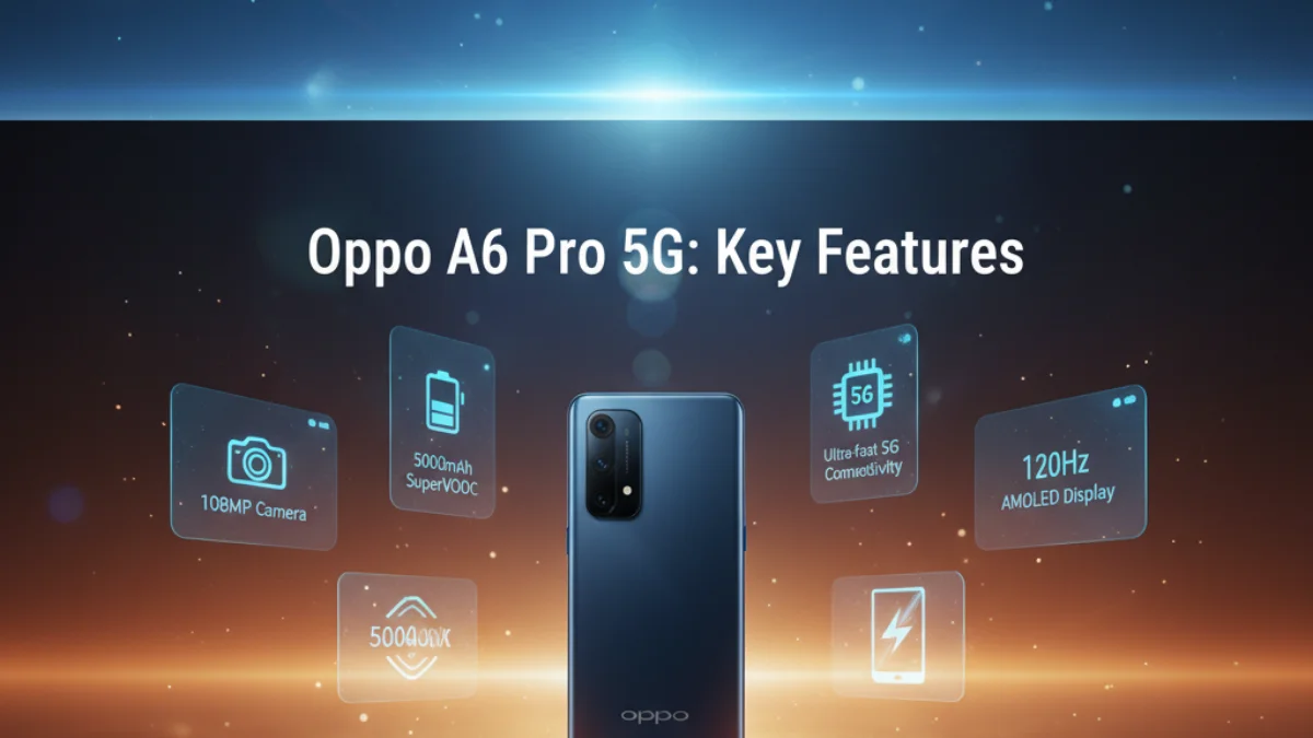 Oppo A6 Pro 5G Display and Design