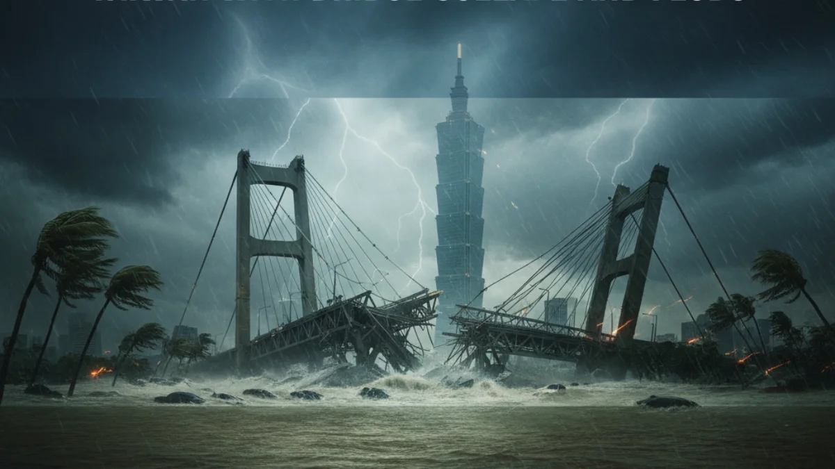 Super Typhoon Ragasa Devastates Taiwan with Bridge Collapse and Floods