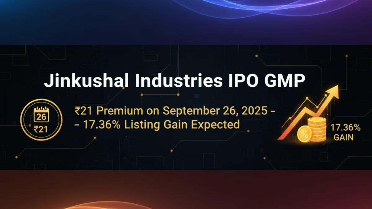 Jinkushal Industries IPO GMP: ₹21 Premium on September 26, 2025 – 17.36% Listing Gain Expected