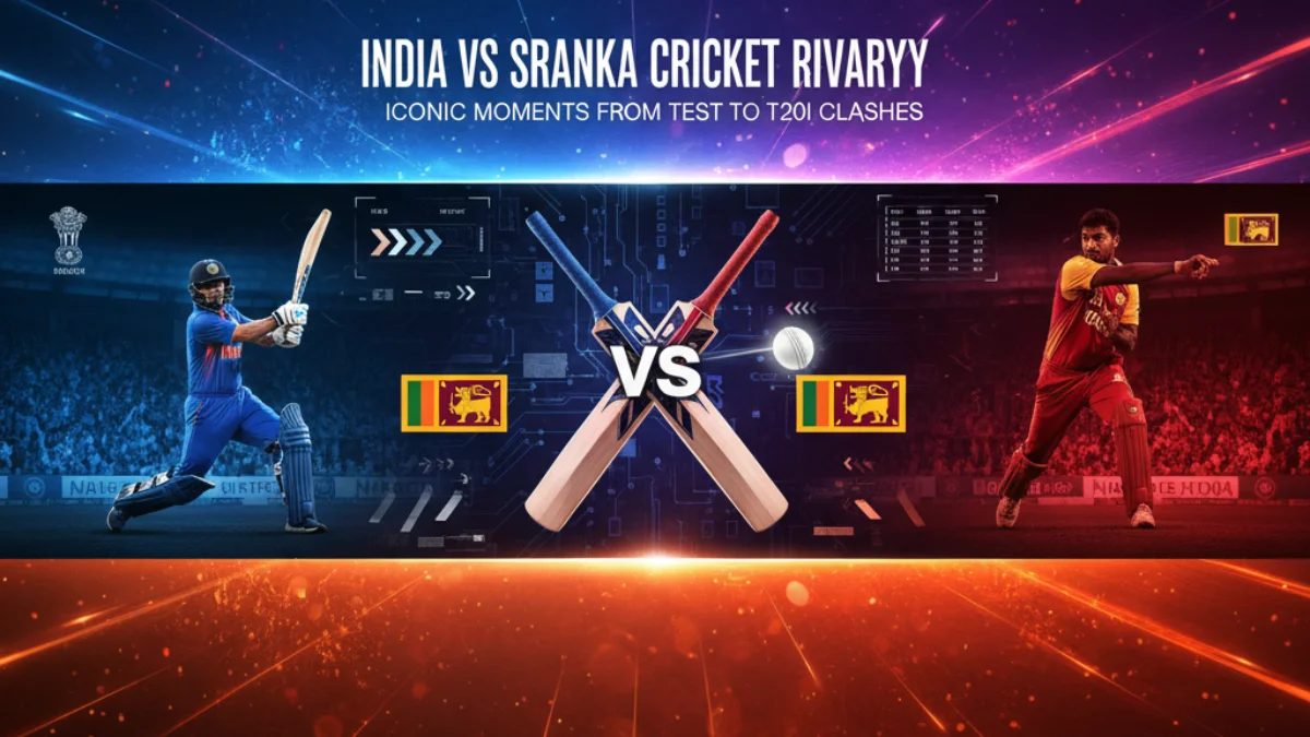 India vs Sri Lanka Iconic Moments Collage