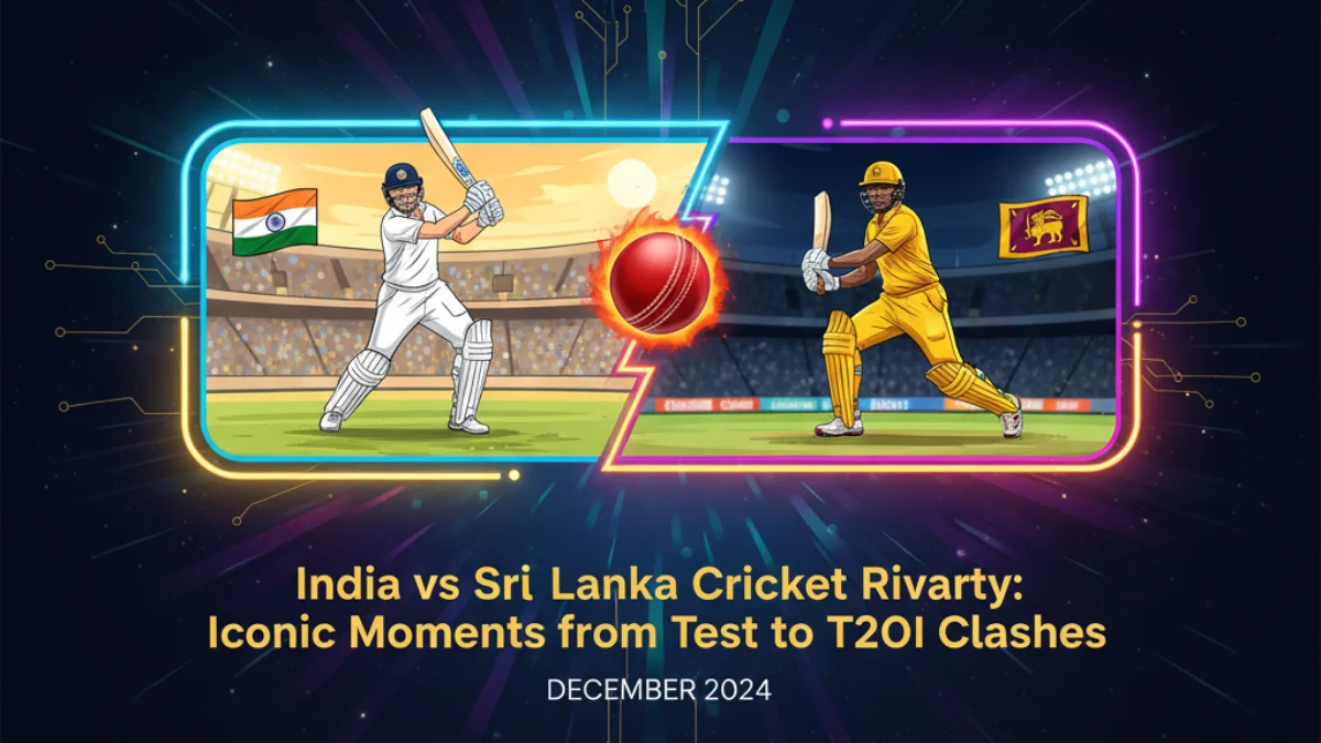 India vs Sri Lanka Cricket Rivalry: Iconic Moments from Test to T20I Clashes