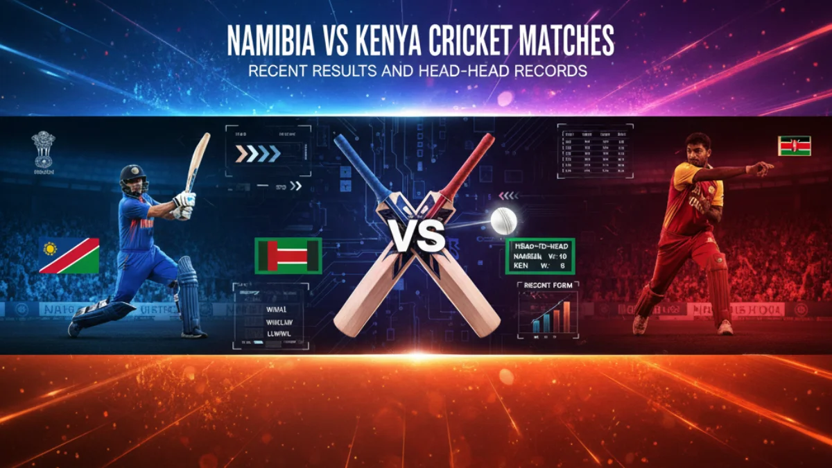  Namibia vs Kenya Cricket Matches: Recent Results and Head-to-Head Records