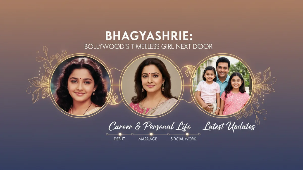 Bhagyashree: Bollywood's Timeless 'Girl Next Door' – Career, Personal Life, and Latest Updates