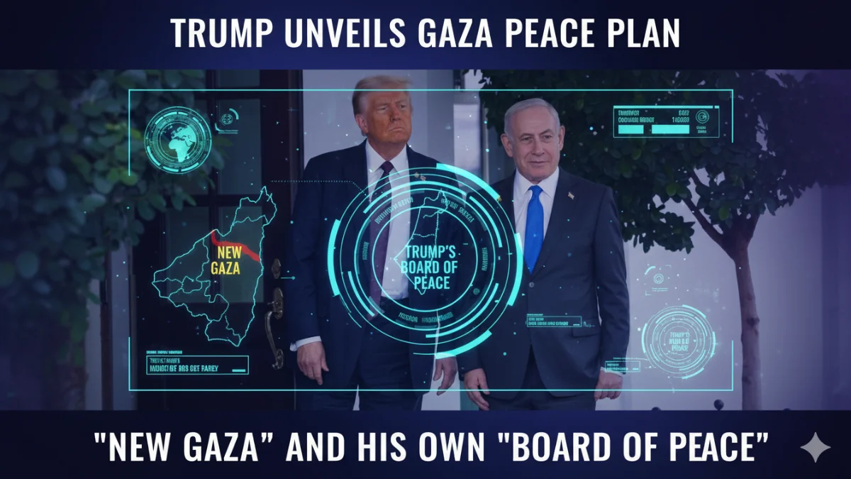 Trump Unveils Gaza Peace Plan: 'New Gaza' and His Own 'Board of Peace'