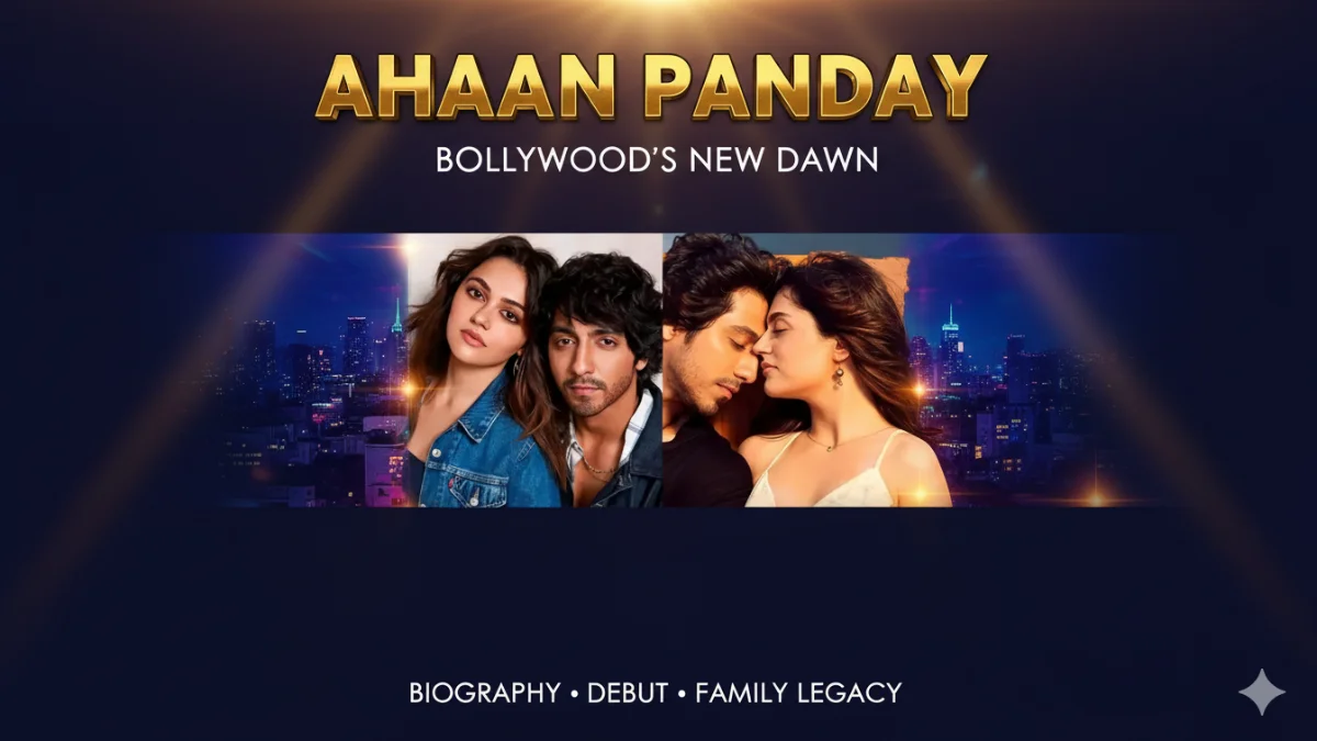 Ahaan Panday in Saiyaara