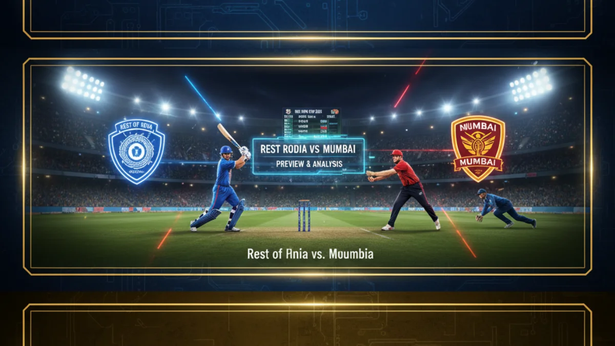 Irani Cup 2025: Rest of India vs. Mumbai Final Match Preview