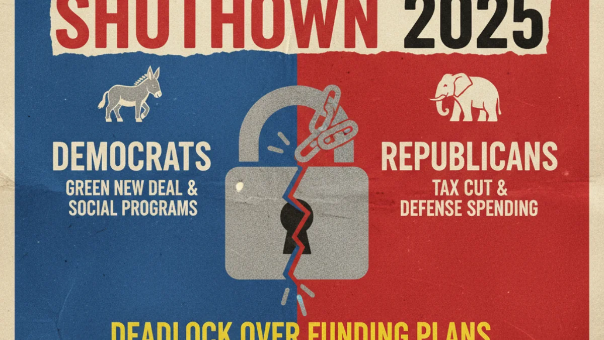 US Government Shutdown 2025: Democrats vs Republicans Deadlock Over Funding Plans