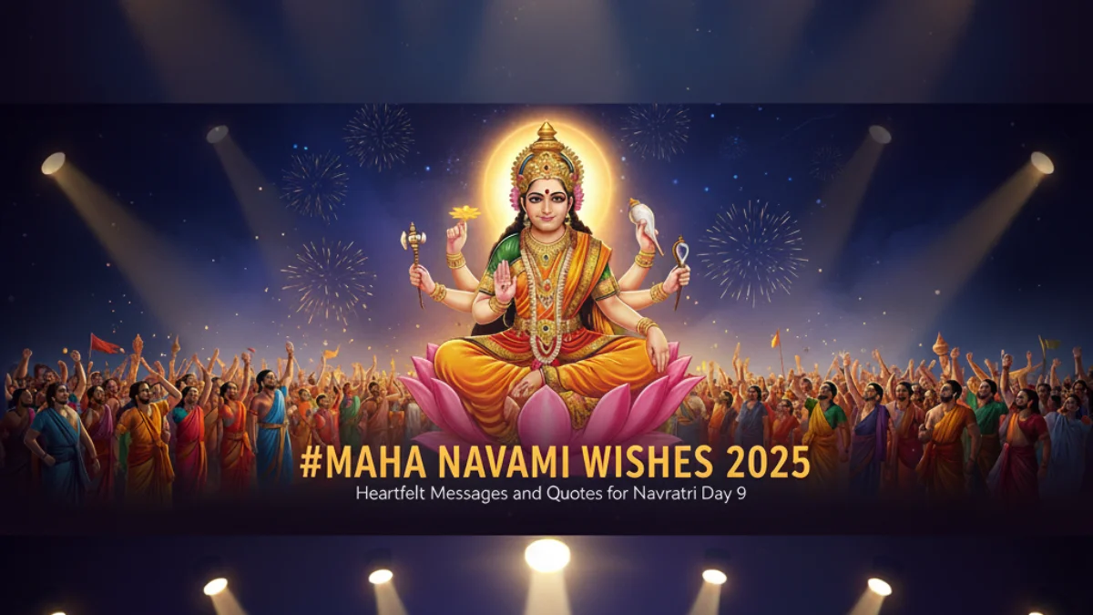 Maha Navami Wishes 2025: Heartfelt Messages and Quotes for Navratri Day 9