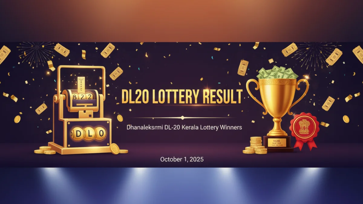 DL20 Lottery Result: Dhanalekshmi DL-20 Kerala Lottery Winners on October 1, 2025