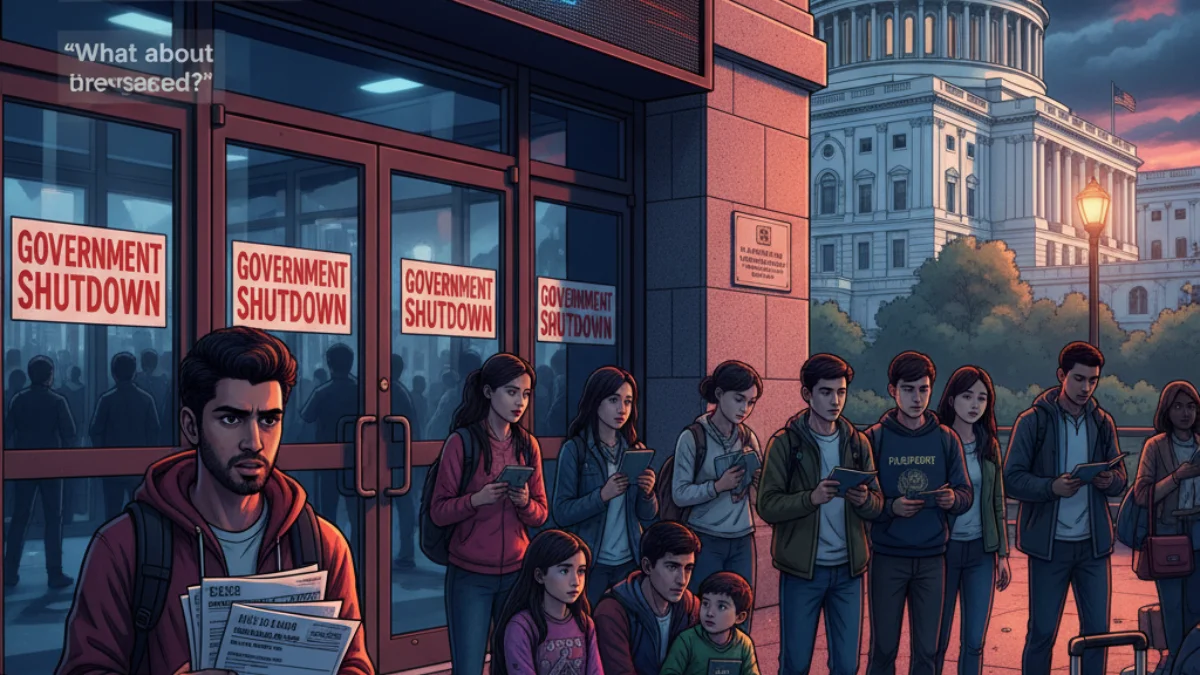 US Government Shutdown Impact on Immigrants and Visa Holders