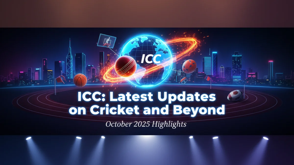  ICC: Latest Updates on Cricket and Beyond – October 2025 Highlights
