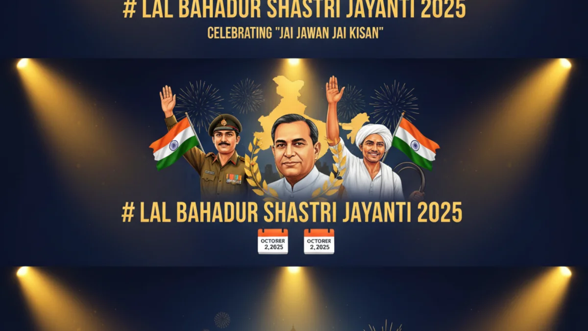 Lal Bahadur Shastri Jayanti Poster