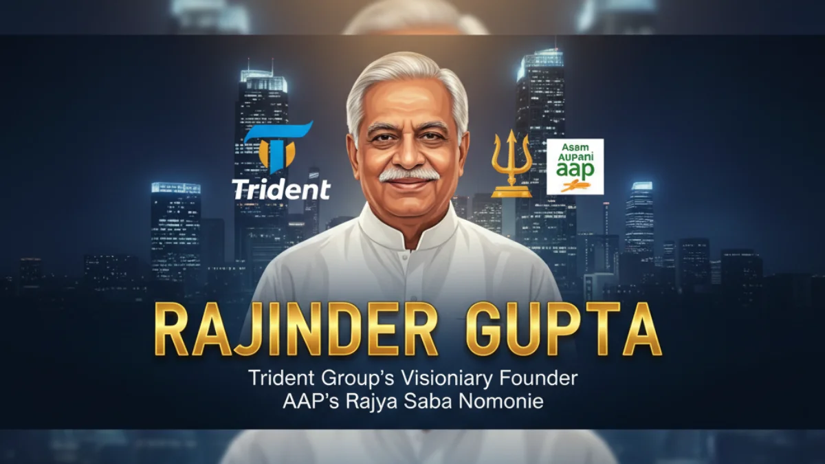 Rajinder Gupta: Trident Group's Visionary Founder and AAP's Rajya Sabha Nominee