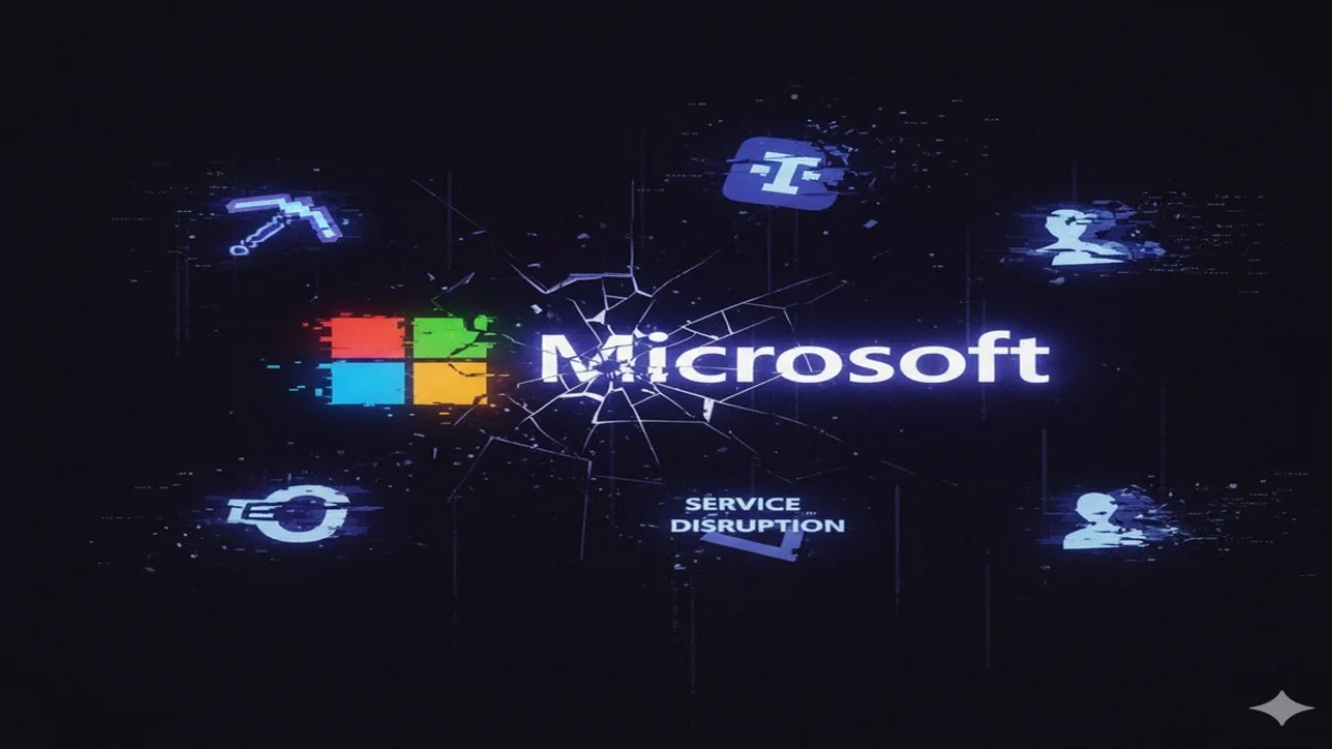 Microsoft Outage 2025: Minecraft, Teams, and Office 365 Go Down for Thousands of Users Worldwide