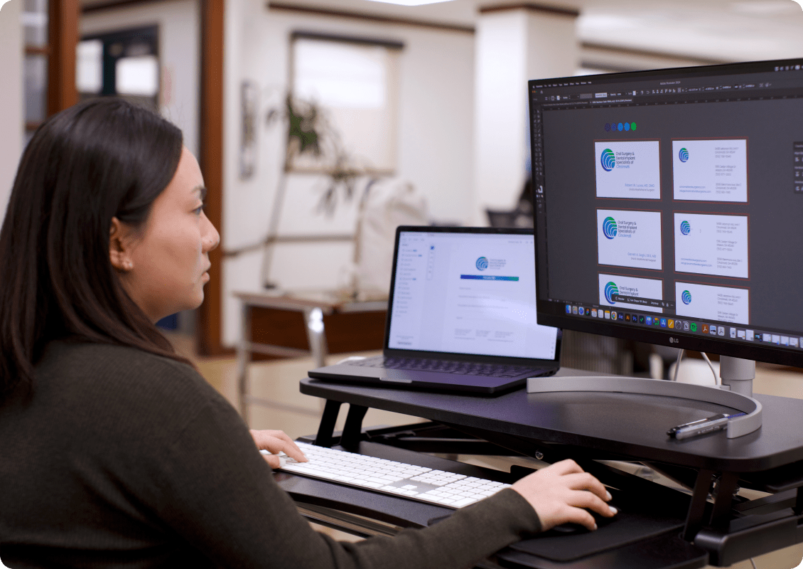 Nuvolum service print design