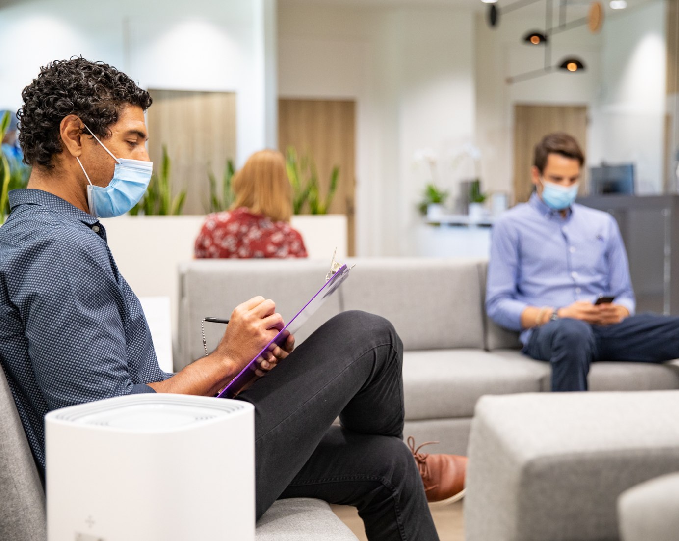 The waiting room at Fresno Oral Maxillofacial Surgery & Dental Implant Center