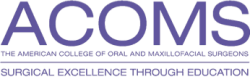 Badge ACOMS American College of oral and maxillofacial surgeons