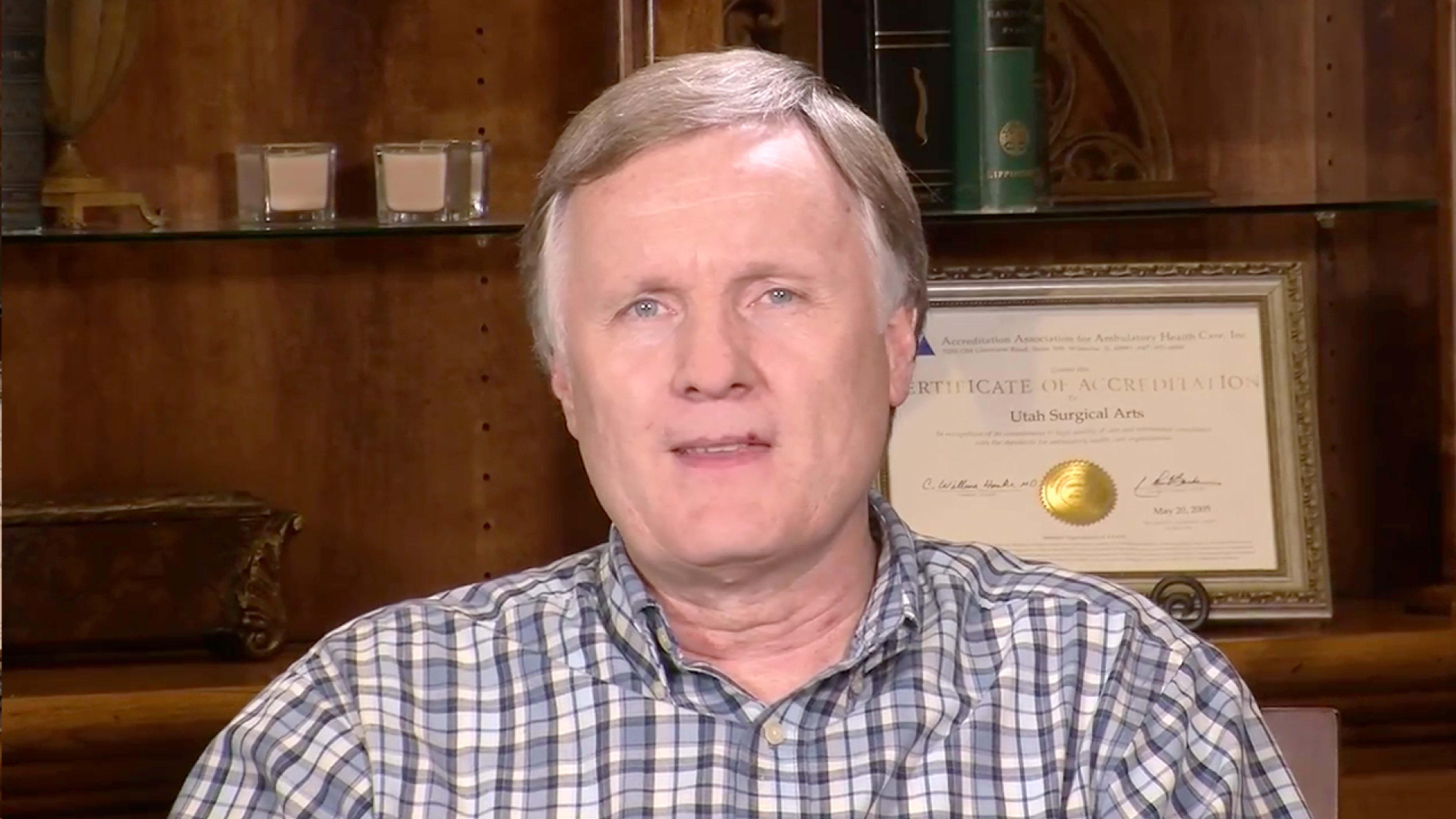 Scott had a bone graft at Utah Surgical Arts in South Jordan, UT