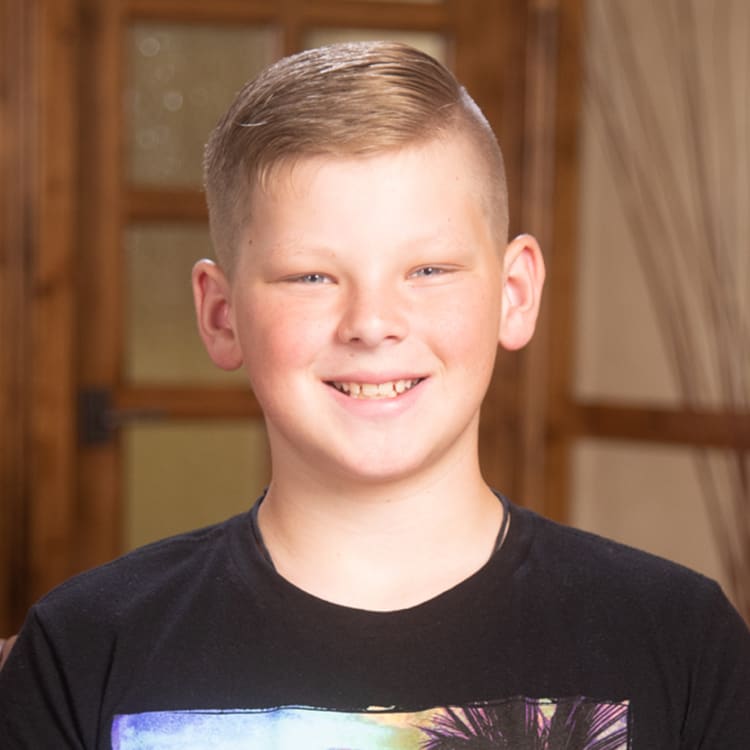 Kaleb had tooth extractions in South Jordan, UT