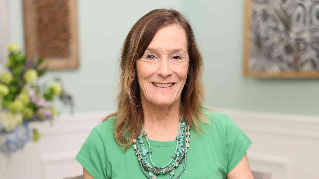 portrait image of barbara after dental implants