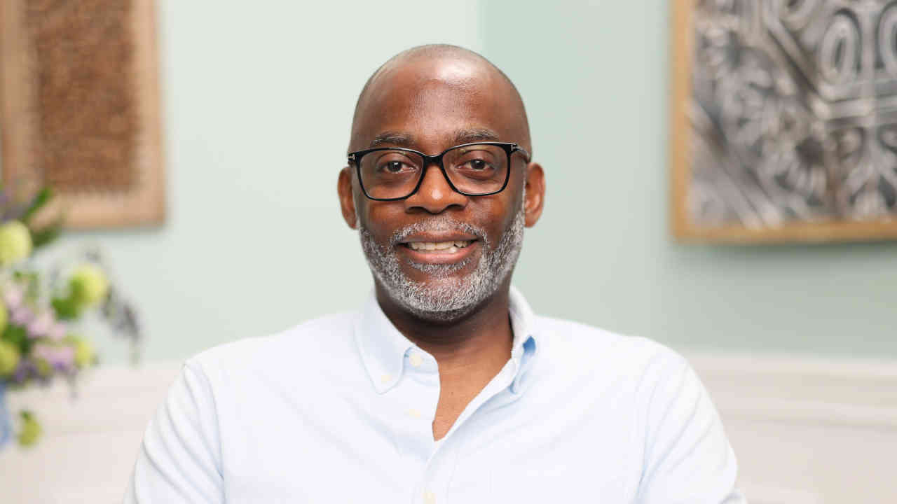 portrait image of darryl after dental implants