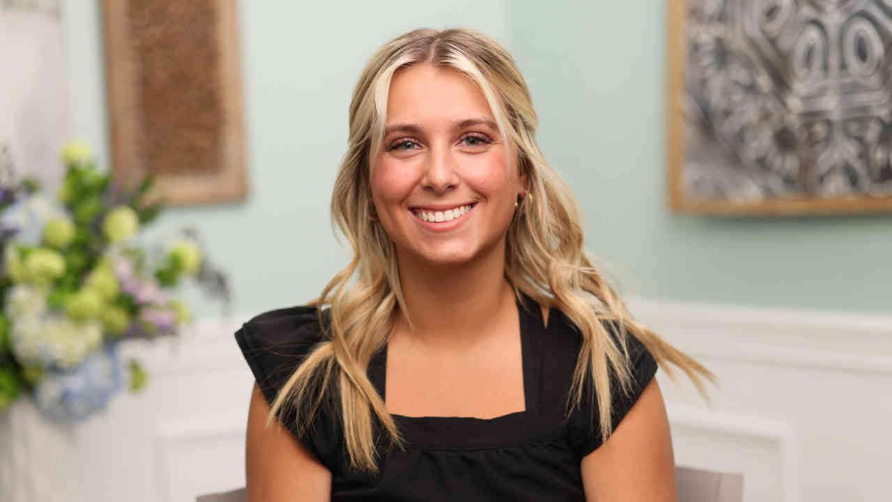portrait image of kinley after wisdom teeth removal
