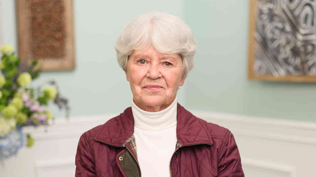 portrait image of margaret after dental implants