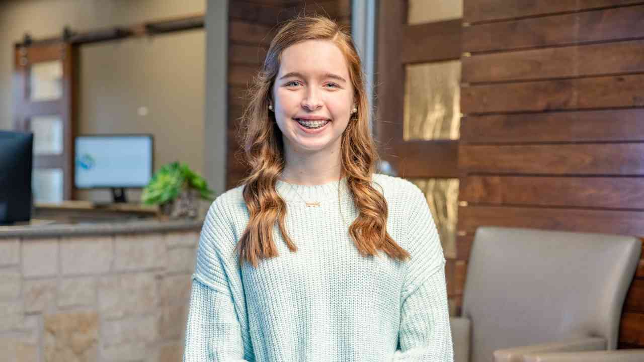 portrait image of hannah after wisdom teeth removal