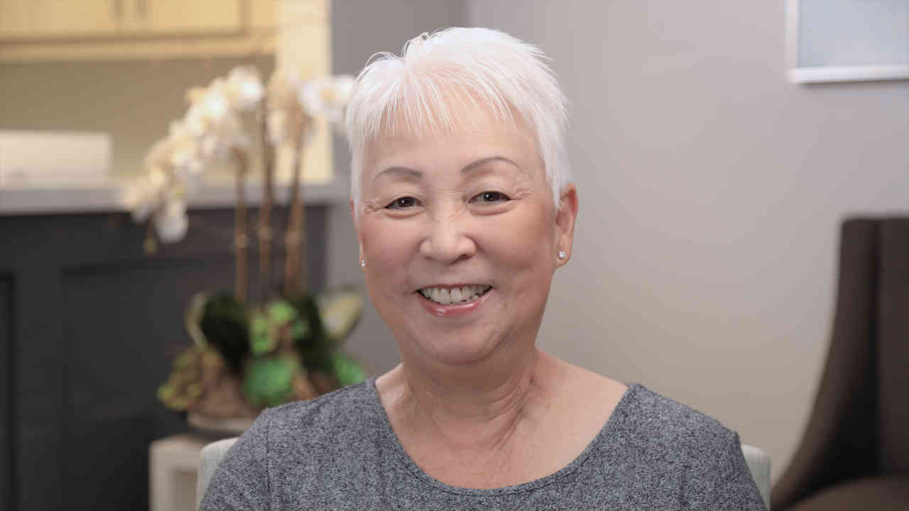 portrait image of Gail after Dental Implants