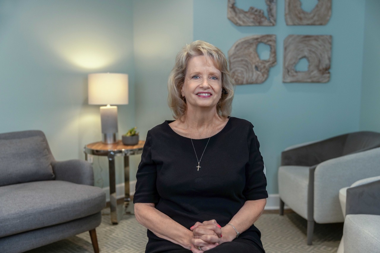 portrait image of cindy after dental implants