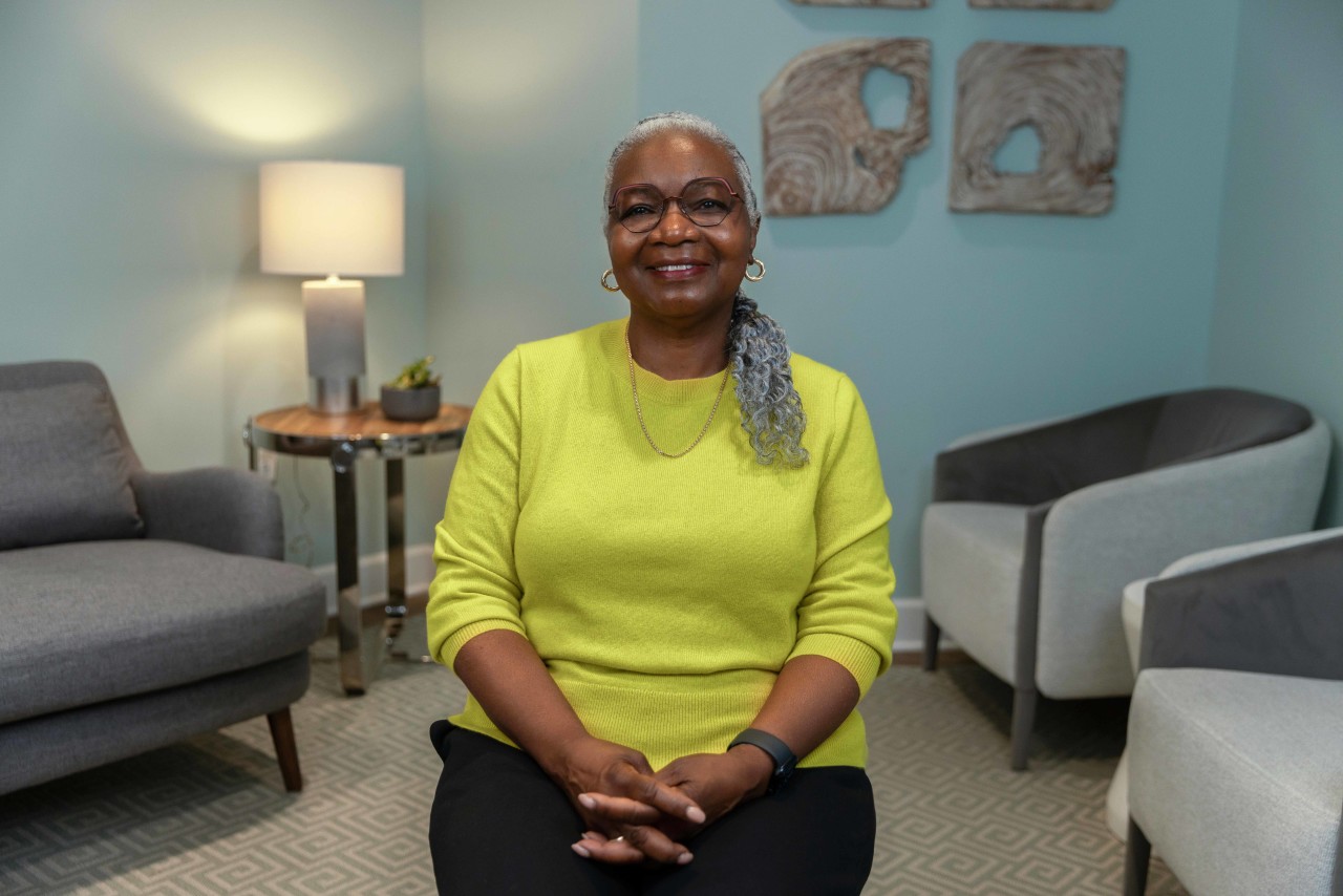portrait image of hilda after dental implants