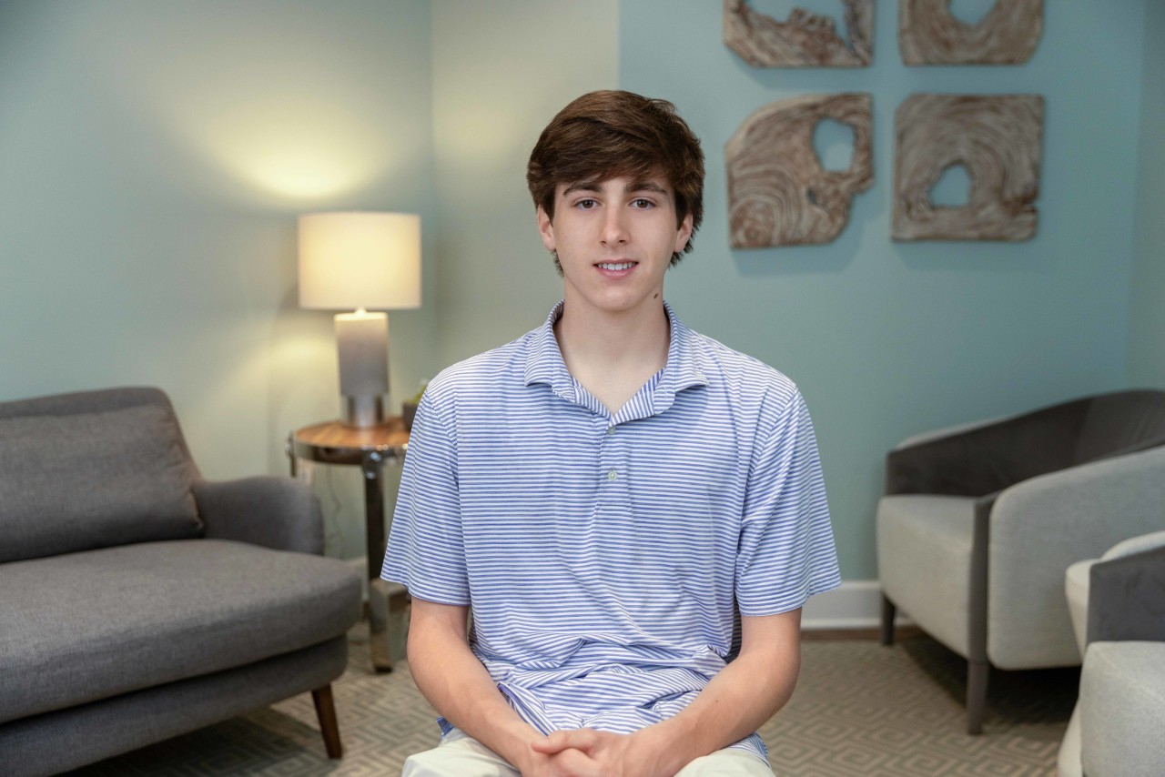 portrait image of james after wisdom teeth removal