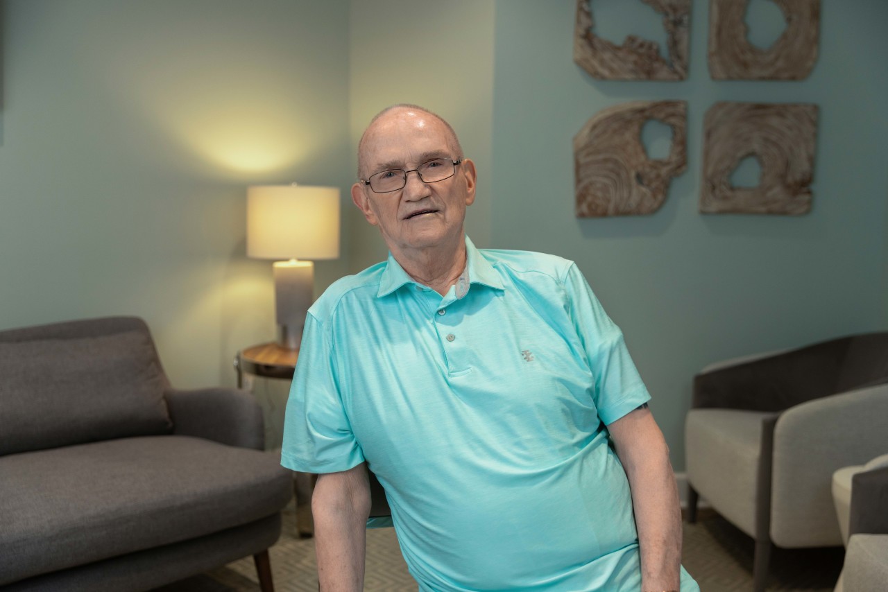 portrait image of neil after dental implants