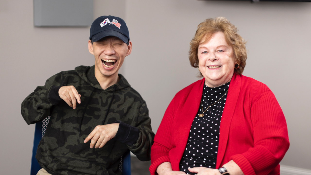 portrait image of matthew and nancy after dental implants
