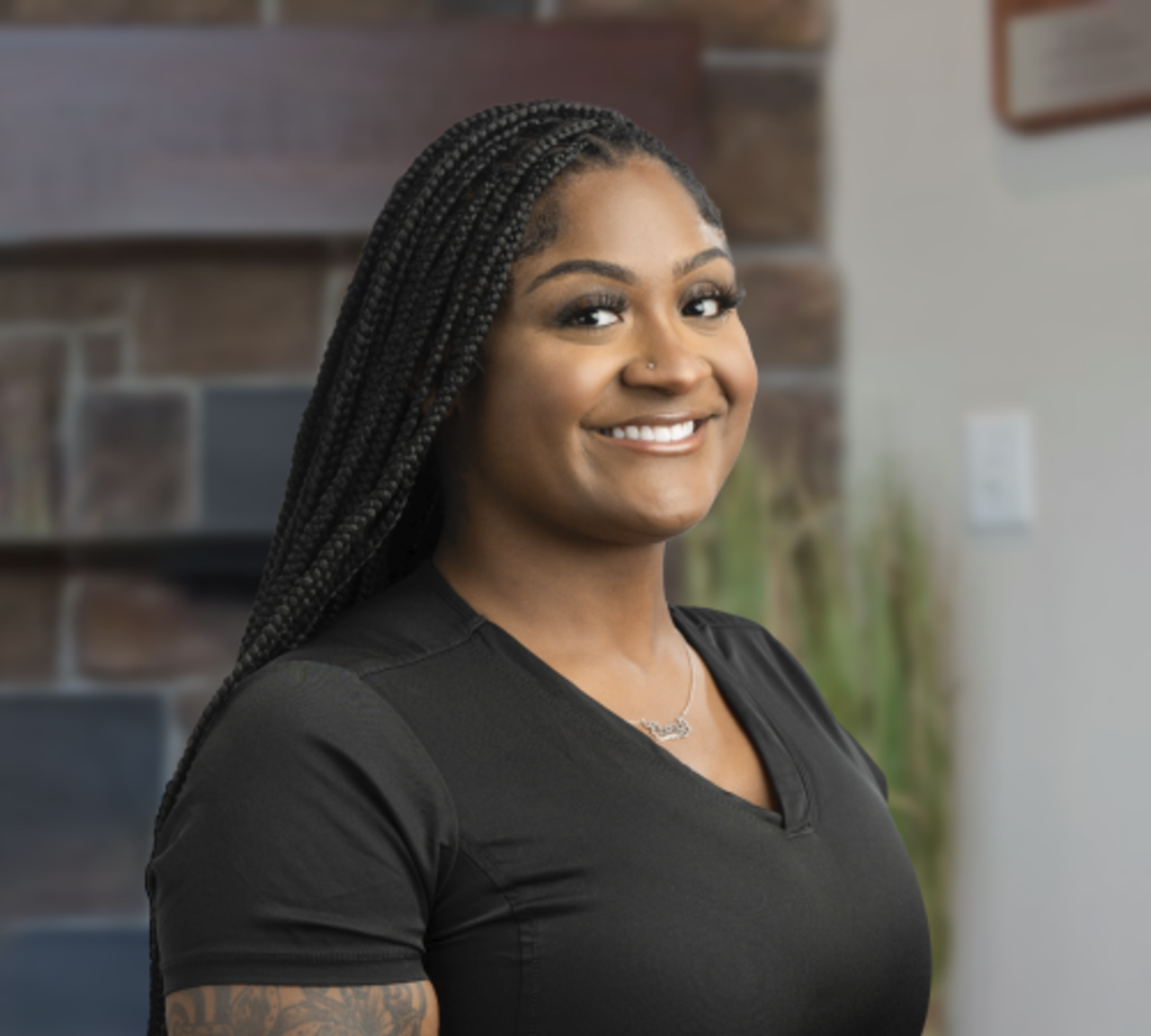 Staff ebony sterilization technician