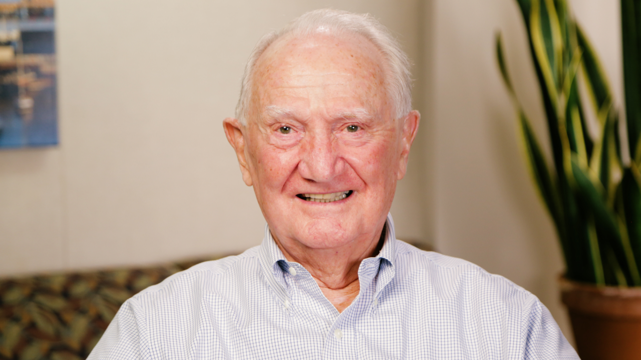 portrait image of bill after dental implants