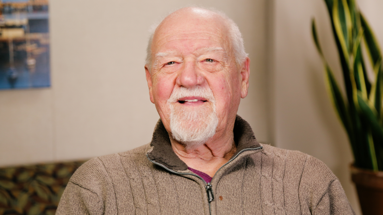 portrait image of chuck after tooth extractions