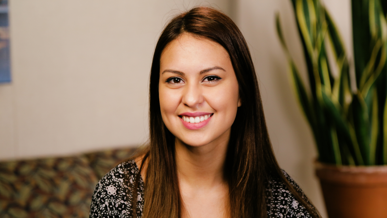 portrait image of clarisa after tooth extractions